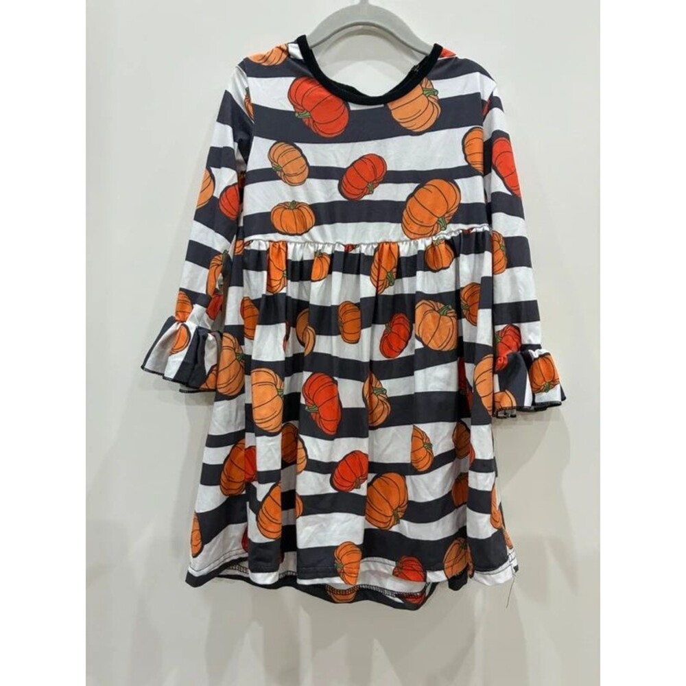 Girls Pumpkin Dress